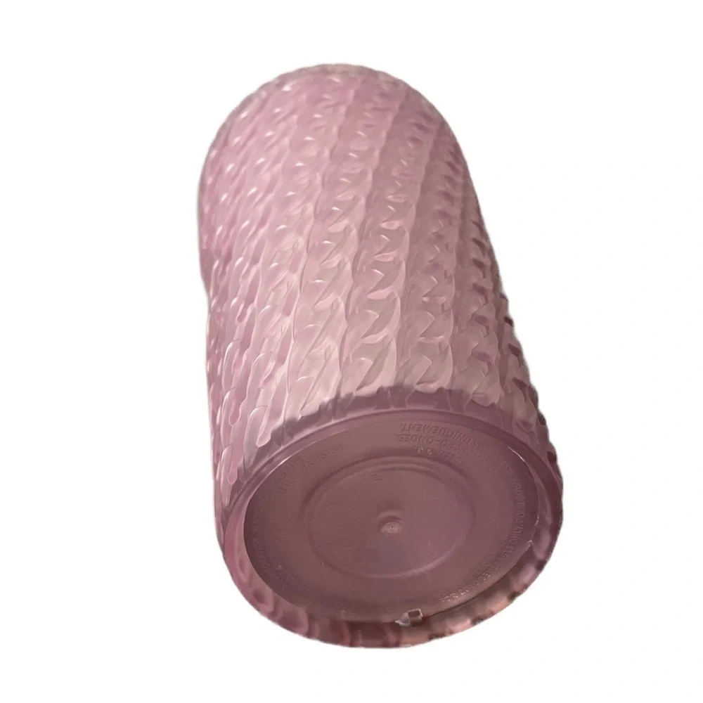 Starbucks Tumbler Light Pink Chain-Link cup 2024 Pastel Matte Cup 16oz
